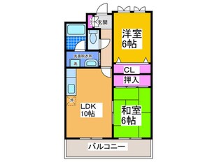 ラフォーレＢの物件間取画像